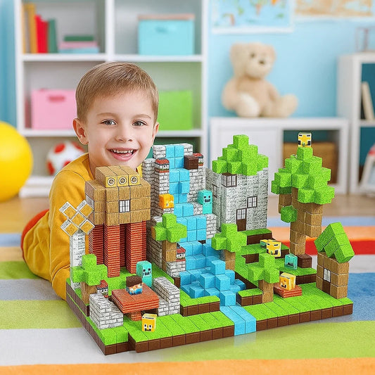 PixelMind™ Bloques de Píxeles Magnéticos