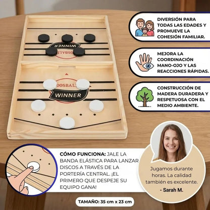 SLING CHESS™ - Juego de mesa de madera Sling Chess