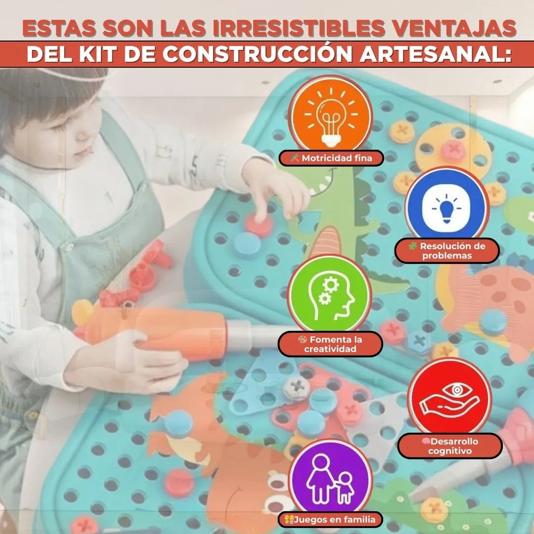 Dino-Builder™ Juego de Construcción y Ensamble para Niños