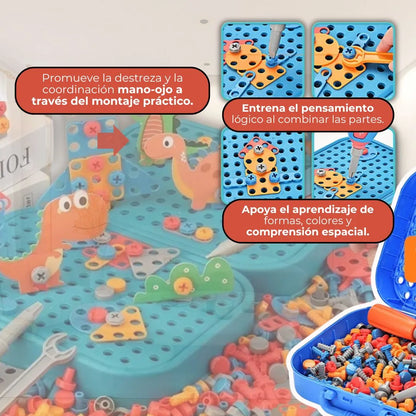 Dino-Builder™ Juego de Construcción y Ensamble para Niños
