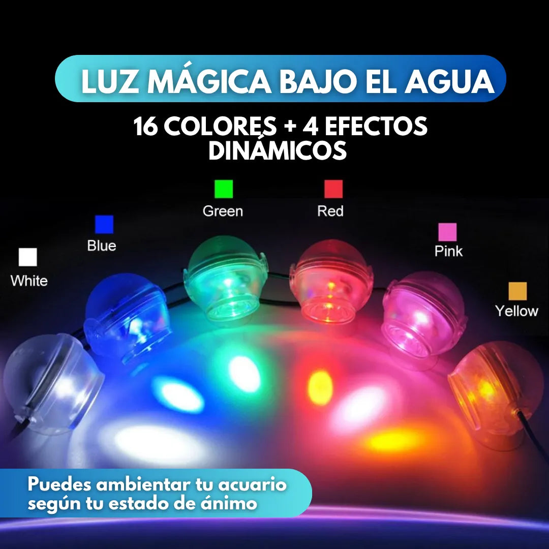 AquaMood™ Foco LED RGB sumergible para acuario