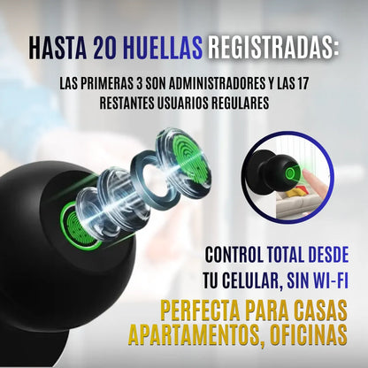 DigitLock™ Cerradura de puerta Biométrica