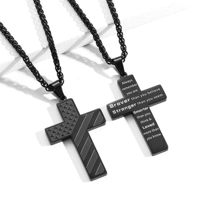 DarkFaith™ Collar Cruz de Protección