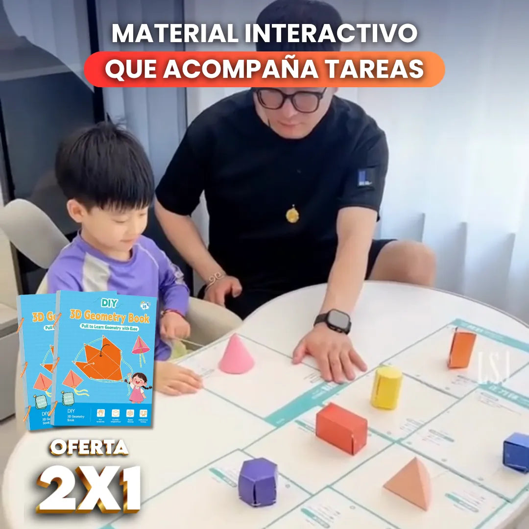 Cubika™ Libro Interactivo de Geometría en 3D (OFERTA X 2 unidades)