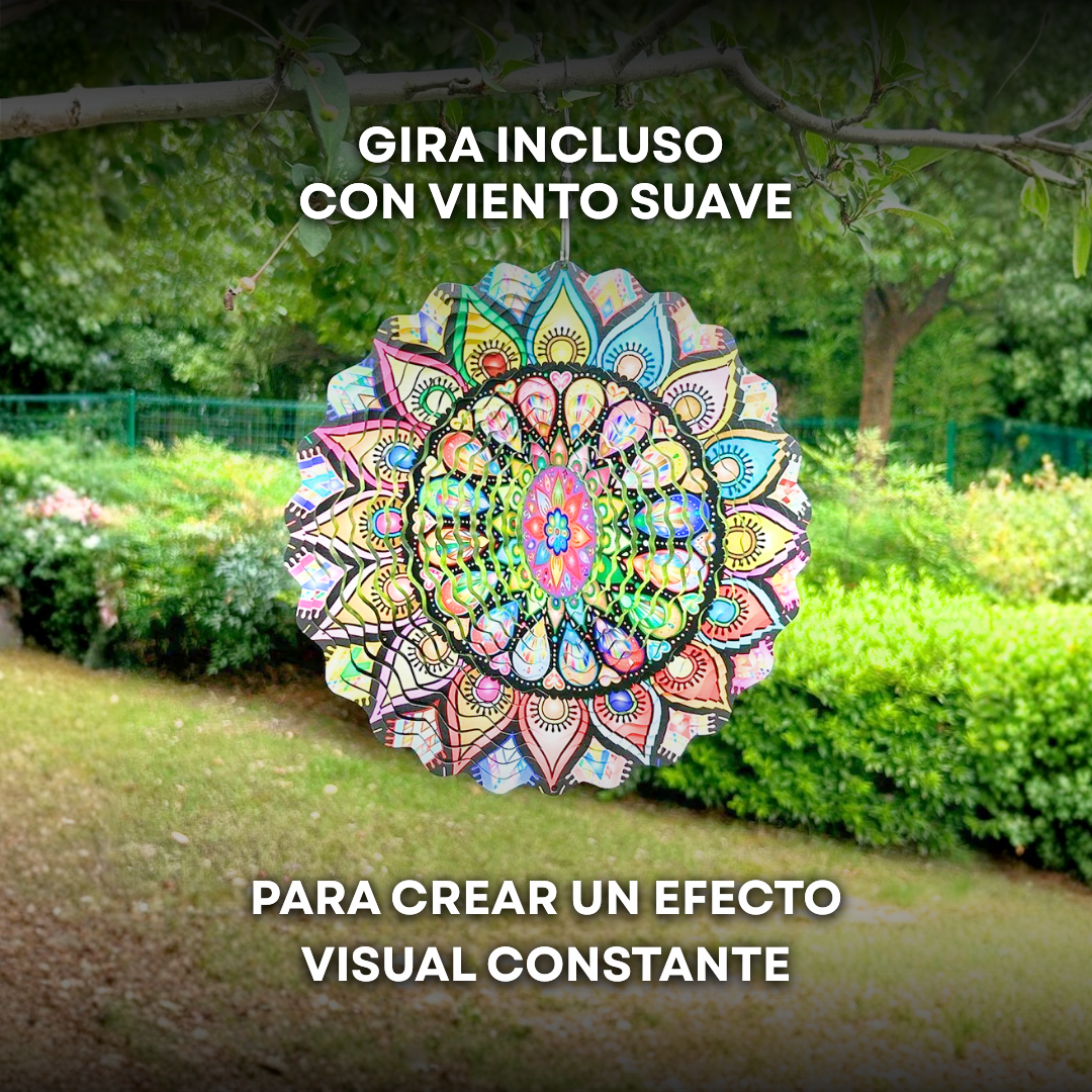 AuraSpin™ Molino de Viento Colgantes 3D