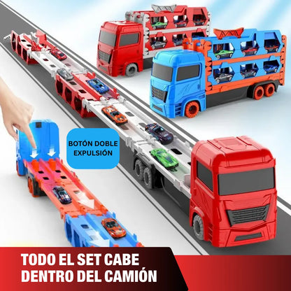 RaceTruck Camion de Carreras con Pista (incluye mini autos)