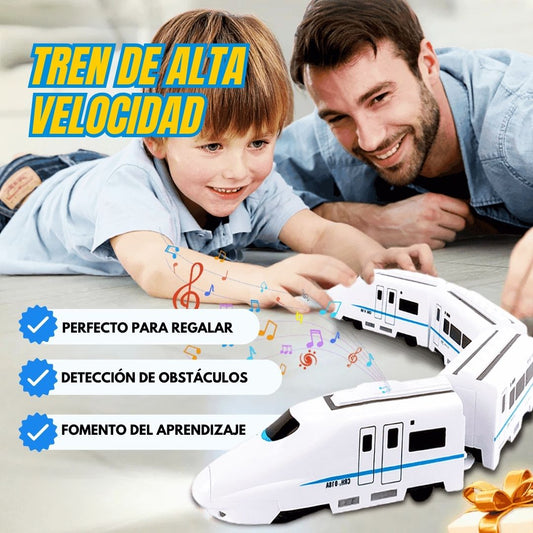 Tren Eléctrico Interactivo 4 Vagones -
