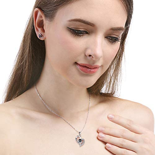 Collar Te amo en 100 idiomas Corazon CON CAJA Corazon* - Tienda Ufun - 10066