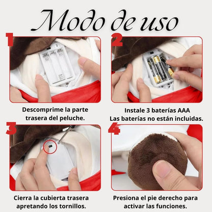 Peluche Jesús respiratorio