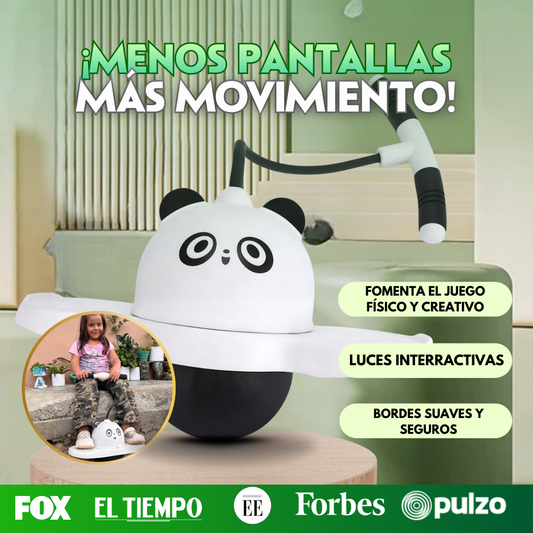 Panda Saltarín Con luces LED